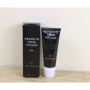 New Allen Edmonds Premium Shoe Polish Black 2.5oz Fine Leather